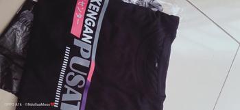Product Review of KAOS DEKENGAN PUSAT PRIA LENGAN PENDEK BAHAN KATUN CVC ADEM TIDAK BIKIN GERAH VIRAL TIK TOK Nyaman Distro from y**a 1