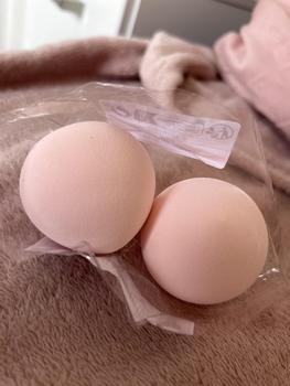 Product Review of 2pc Peach Mallow Makeup Sponge Sponges & Applicators Set Smooth Flawless Cosmetic from E**a w**y ** 0