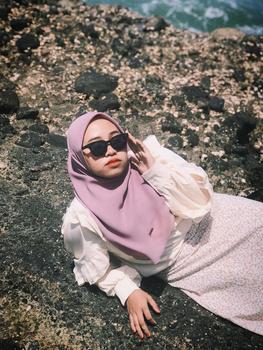 Product Review of [DIAN]Blouse atasan renda wanita lengan panjang korean style Baju Casual from o**b 0