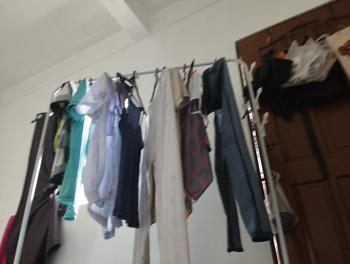 Product Review of BZ Single & Double Pole Clothes Rack Floor Coat Rack Drying Rack from L**z s**e 1