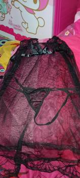 Product Review of Gaun Malam Wanita Renda Transparan DressLingerie Motif Bunga Fit Tidur 1177 from H**a S**a ** 0