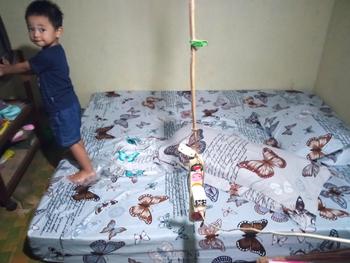 Product Review of 50X100 SARUNG BANTAL CINTA JUMBO RUMBAI HOME MADE MURAH TERLARIS from M** 1