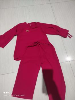 Product Review of K&K FASHION/Setelan anak kekinian/set kids korea/Livina Set kids/setelan anak viral/Setelan terbaru/crinkle Air Flow/Setelan murah meriah/Lengan Serut/setelan lucu/modis/casual/bisa COD Polos Kids Celana Fashion Pakaian from A**n s**p 0