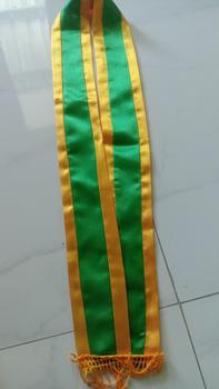 Product Review of Kalung Wisuda SAMIR dengan Logo Kuningan atau Akrilik - Panjang 120cm - Hijau, Putih, Biru, Hitam from T**A 0