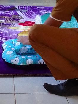 Product Review of Kasur Kelambu Bayi Set Bantal Guling Model Kolam BAHAN katun PREMIUM from A**e 0