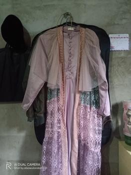 Product Review of Ghalya Dress Versi 2 Satin Silk Lapis Tile mix brokat Payet || RONAACHRISS from 🪷**a W**🪷 0