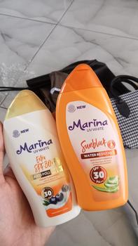Product Review of MARINA UV WHITE SUNBLOCK SPF 30 PA++ 85 ML SUNBLOK BADAN WATERPROOF PELINDUNG TABIR SURYA ANTI AIR from s**✨ 0