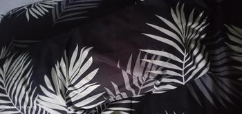 Product Review of SPREI MOTIF BLACK PALM BERKWALITAS ADEM Bantal Guling Karet Sarung Kain from .**. 0