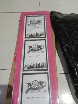 Product Review of Bingkai Frame Foto Figura 4R susun 3 ( 3 in 1 ) from M**a t**a 0