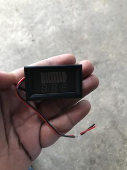 Product Review of มิเตอร์ วัดแบตเตอรี่ วัดความจุ ใช้ได้กับแบต 12V/24V/48V/60V/72V ปรับค่าอัตโนมัติ มิเตอร์ วัดแบต  แบต พร้อมส่งในไทย from N**e P**k 0