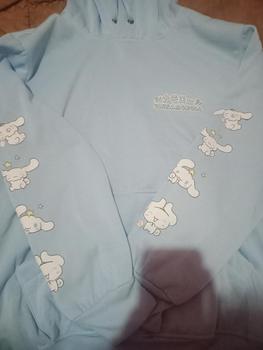 Product Review of CINNAMONROLL HOODIE JUMPER UNISEX M - XXL ( SABLON ) from ** 0