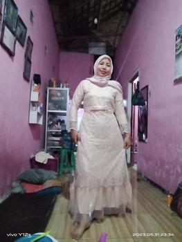 Product Review of MAXI ALMIRA / 4 UKURAN / M / L / XL / XXL / GAMIS KONDANGAN / GAMIS TILE MUTIARA / FASHION GAMIS WANITA Panjang Dalaman Muslim Pita Dress Pesta Kombinasi Remaja from s**i d** L**i 0