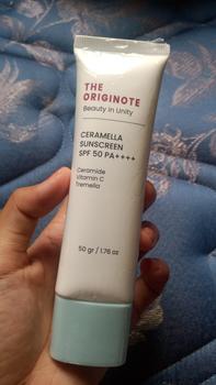 Product Review of THE ORIGINOTE CERAMELLA SUNSCREEN SPF50PA++++ 50GR from E**a N**a 0