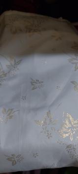 Product Review of [FREE TASBIH] Mukena katun foil renda daun putih full kd[COD] from e**6 0