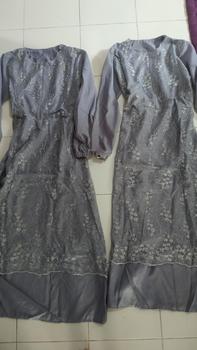 Product Review of GAMIS BRUKAT SIMPELl/Maxi RINIA /Maxi BUSUI/GAMIS WANITA SELETING DEPAN Fit Formal Maxi  Muslim  Tile  Mutiara Formal Nyaman Dress Kondangan Variasi Pesta Mewah from L**3 0