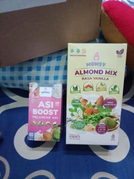 Product Review of MOMSY BUY 1 GET 1, ASI Booster 60 Kapsul X ALMOND MIX VANILLA 6 Sachet from 🥰**🥰 2