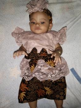 Product Review of kebaya bayi dan anak warna moca//tedak sinten//kebaya bayi murah Parsel from H**h 1