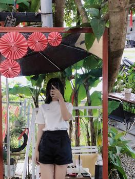 Product Review of Áo Thun Nữ HIADA Cổ Tròn Baby Tee 100% Cotton Thoáng Mát Top from C**t M** 1
