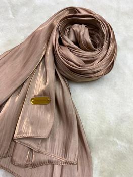 Product Review of Pashmina Shimmer Silk 180X75 / Pashmina Turki Shiny Flowly Silky / Pashmina Silk Mewah Viral from s** 0