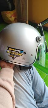Product Review of Kaca helm venom ORI retro bogo cargloss slim head from B**a 1