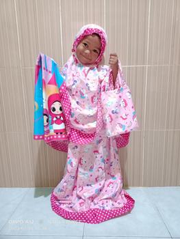 Product Review of SET MUKENA SEJADAH ANAK - MUKENA SAJADAH ANAK 6-9TH Muslim Motif Setelan from N**a B**t A** C**e 1