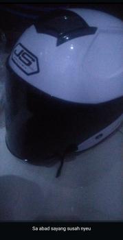 Product Review of Kaca Helm JITSU JS1 Visor Helmet FLAT venom open jitsu jsone flat tebal nyaman JS ONE iridium byThree Maestro tm2 Motorcycle from a**💗 0