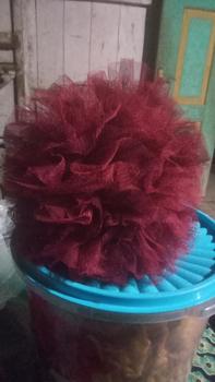 Product Review of MEDIUM cepol hijab anti pusing,scrunchie tile.ikat rambut Katun kuncir rambut from u**8 0