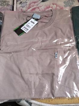 Product Review of (Paket isi 4 Pcs) Kaos Pocket Saku MBN Pria Wanita Fashion Army Cream Distro Hitam Katun from N**i 1