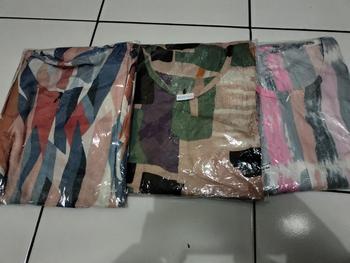 Product Review of COD DASTER GAMIS RAYON LENGAN PANJANG JUMBO LD 120 Dress Muslim Bunga Ibu from H** s**1 0