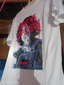 Product Review of T-Shirt | Kaos Band | Bring Me The Horizon V.4 Premium Cotton Combed 24s | baju distro pria  simple keren Nyaman Panjang Sablon from a**7 0