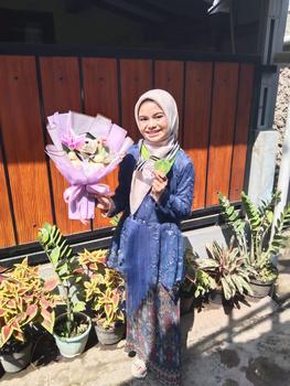 Product Review of kebaya wisuda kebaya pagar ayu warna navy from 𝔄**𝔦 3