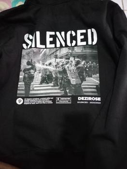 Product Review of Dezirose Hoodie Silenced - Sweater Hoodie Pria Distro Fleece Tebal Premium 280gsm Size M-XXL Unisex from m**3 0