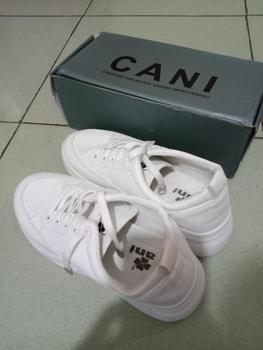 Product Review of CANI Aelin Back To School Sepatu Wanita Kekinian Sneakers Sepatu Sekolah full colour Casual Import 9012 Karet Shoes Kasual Black from w**l 0
