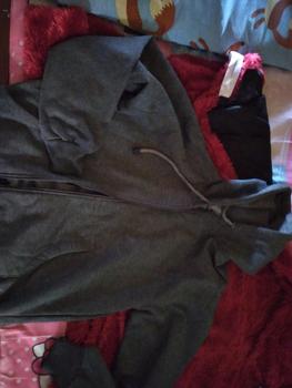 Product Review of hoodie Zipper polos pria wanita size M-L-XL-XXL-XXXL Abu Hijau Mocca Sweater kain Fleece Biru Merah from N** y**i 0