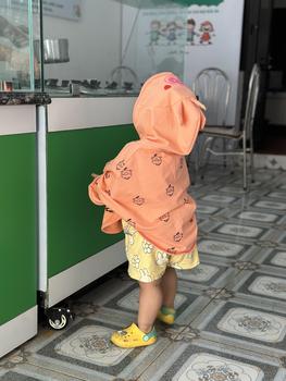 Product Review of Áo chống nắng cho bé trai, bé gái họa tiết dễ thương chất cotton thoáng mát Jacket Vải Cotton from D**u L** ** 1
