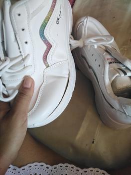 Product Review of NEW Korean Style Casual Rubber  White Shoes for Women (ADD ONE SIZE) from 1**M 0