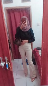 Product Review of GS-Jeans Cutbray Velicia Cream-streetch jeans Wanita Panjang from v**s 0