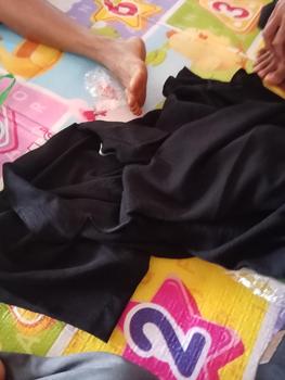Product Review of ONESET Cringkle Pendek ANDIN Setelan Wanita Kancing KRAH V Celana Panjang Crinkle Airflow Crinkle Airflow from t**2 2