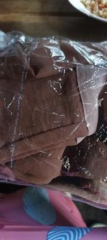 Product Review of db - AURA baju setelan muslim wanita kekinian korean style remaja dewasa crinkle airflow celana panjang atasan 3/4 terbaru 2025 baju set santai Kulot Casual from L**i 0
