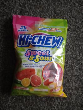 Product Review of Hi-Chew Sweet & Sour Mix Chewy Candy 90g (Watermelon, Grapefruit, Lemon) from t**y 0