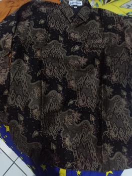 Product Review of Mega Mendung Milo Baju batik pria Tangan panjang katun solo lapis furing by arfabatik67 from N**i 2