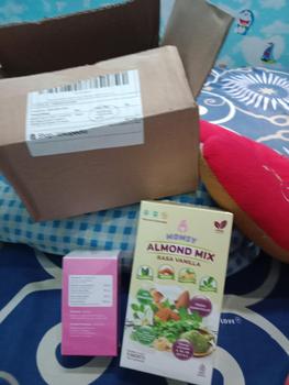Product Review of MOMSY BUY 1 GET 1, ASI Booster 60 Kapsul X ALMOND MIX VANILLA 6 Sachet from 🥰**🥰 1