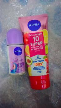 Product Review of NIVEA Body Care Package - Extra Bright 10 Super Vitamins + Shaveless Deodorant - Mampu  Mencerahkan Ketiak dan Melembutkan Kulit from S**a 0