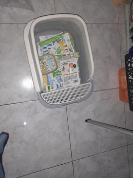 Product Review of ANGOLA Cat Litter Box M06 Tempat Bak Pasir Kucing Tempat Pup Toilet Kucing from r**1 0