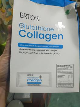 Product Review of Erto's Glutathione Collagen Drink / Minuman Kolagen / Kolagen Ikan / Kolagen Alami / Glowing / Brightening / Untuk Semua Jenis Kulit / Collagen Drink / Minuman Collagen Rasa Strawberry / Whitening Booster Fish from E**Y E**I S**U 0