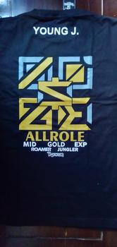 Product Review of RAZZAN KAOS ROLE MOBILE LEGENDS ALLROLE GOLD LANE EXP LANE MID LANE JUNGLER ROAMER PREMIUM QUALITY BAJU GAMING ML ROLE from W**. 2