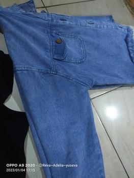 Product Review of JAKET JEANS CROP RAWIS WANITA JUMBO (M,L,XL,XXL,4XL) from P**e s**r 1