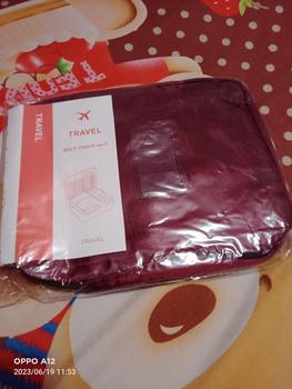 Product Review of PIFACIA Cosmetic Bag POLOS Tas Kosmetik Travel Bag Multifungsi from M**I 0** 0