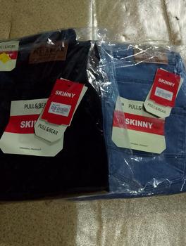 Product Review of PROMO BELI 1 GRATIS 1 Celana jeans pria sobek lutut panjang skinny ripped softjeans from S**n Z**i 0