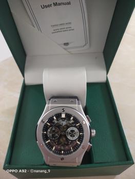 Product Review of PAD HENER LEXICON Jam Tangan Unisex Analog Original Water Resistant Tali Kulit Keren Luxury Chronograph Quartz Calendar Jam Tangan Cowok Sport COD + Kotak Eksklusif from R**1 0